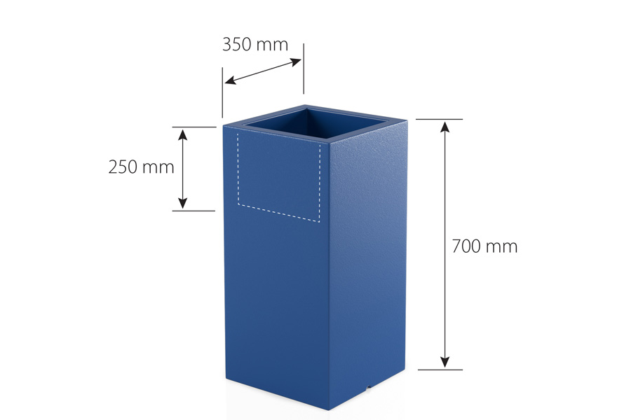 Wewnętrzna półka donicy z polietylenu Tower Pot